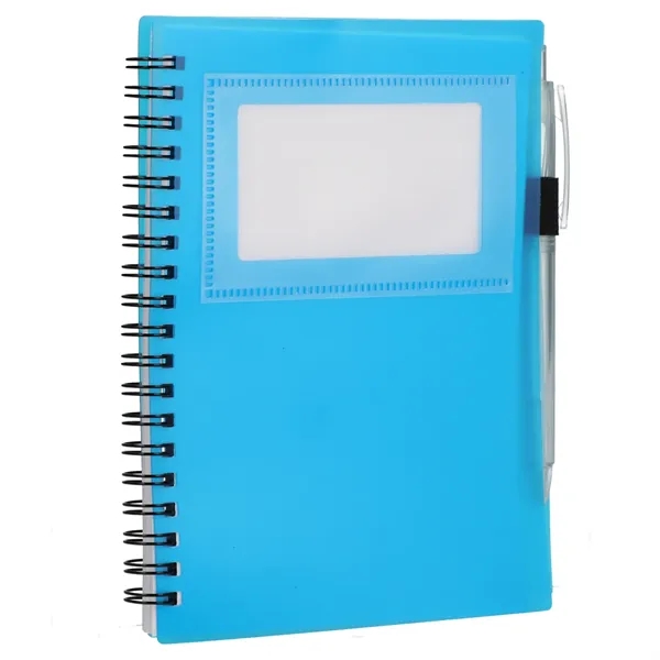 5" x 7" FSC® Recycled Star Spiral Notebook with Pe... from ASI 66887 PCNA / Bullet
