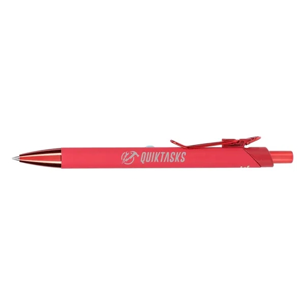 Click-action gel pen with a recycled aluminum barrel.... from ASI 66887 PCNA / Bullet