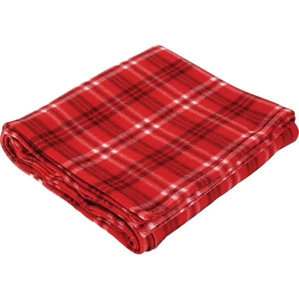 50" x 60" plaid fleece blanket.... from ASI 66887 PCNA / Bullet