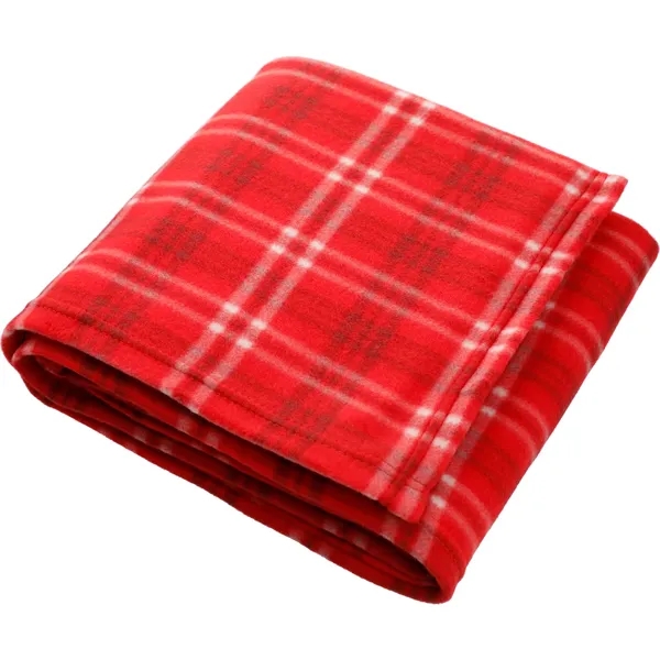 50" x 60" plaid fleece blanket.... from ASI 66887 PCNA / Bullet