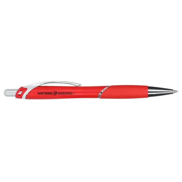 Recycled ABS plastic ballpoint pen with plunger action mechanism and gel... from ASI 66887 PCNA / Bullet