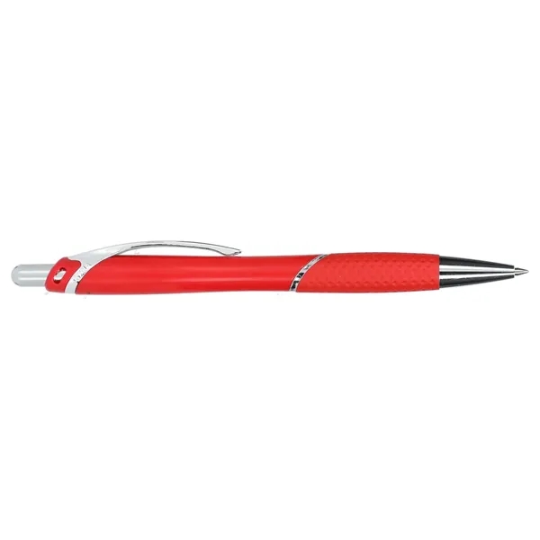Recycled ABS plastic ballpoint pen with plunger action mechanism and gel... from ASI 66887 PCNA / Bullet