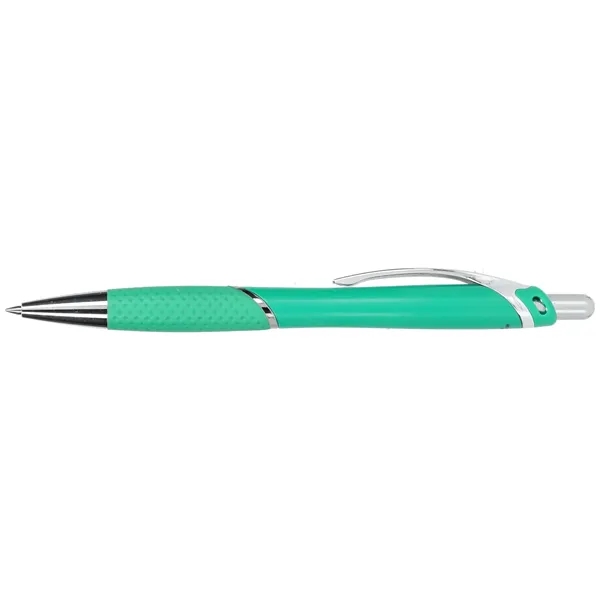 Recycled ABS plastic ballpoint pen with plunger action mechanism and gel... from ASI 66887 PCNA / Bullet