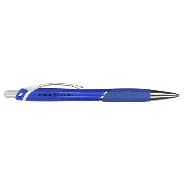Recycled ABS plastic ballpoint pen with plunger action mechanism and gel... from ASI 66887 PCNA / Bullet