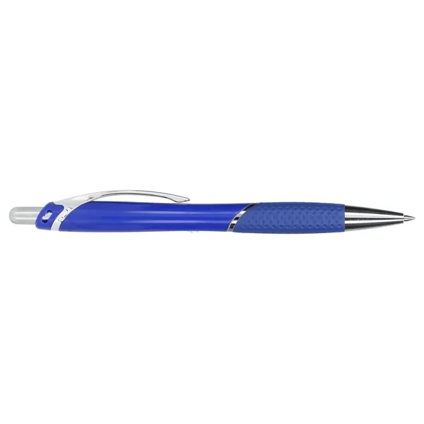 Recycled ABS plastic ballpoint pen with plunger action mechanism and gel... from ASI 66887 PCNA / Bullet