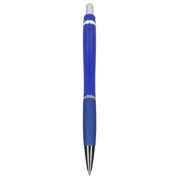 Recycled ABS plastic ballpoint pen with plunger action mechanism and gel... from ASI 66887 PCNA / Bullet