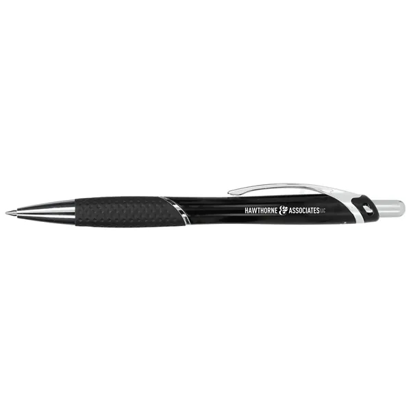 Recycled ABS plastic ballpoint pen with plunger action mechanism and gel... from ASI 66887 PCNA / Bullet