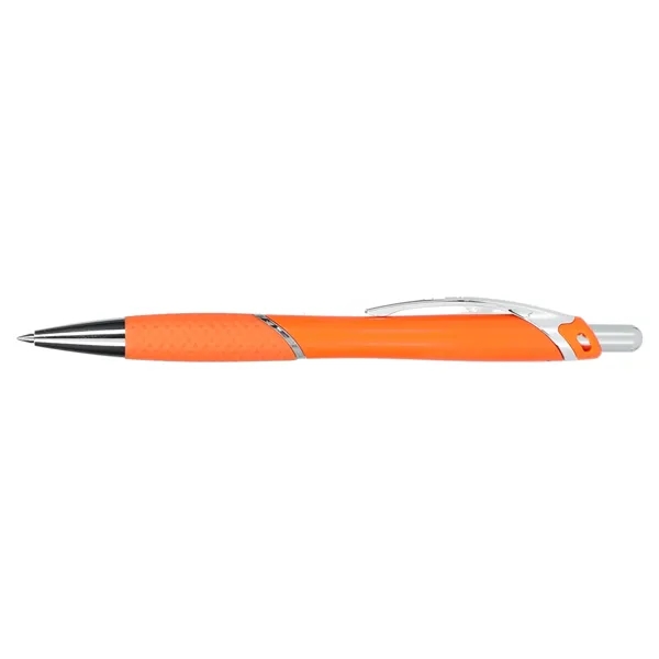Recycled ABS plastic ballpoint pen with plunger action mechanism and gel... from ASI 66887 PCNA / Bullet