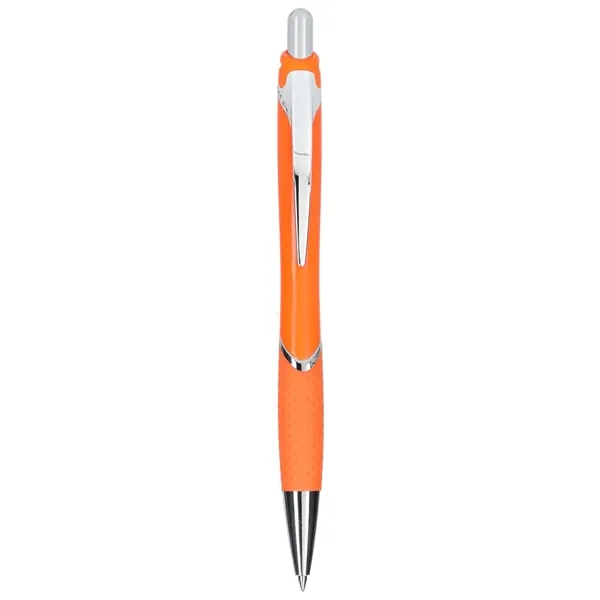 Recycled ABS plastic ballpoint pen with plunger action mechanism and gel... from ASI 66887 PCNA / Bullet