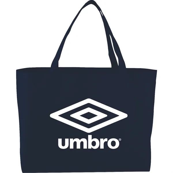 Non-woven shopping tote bag with 19" double handles.... from ASI 66887 PCNA / Bullet