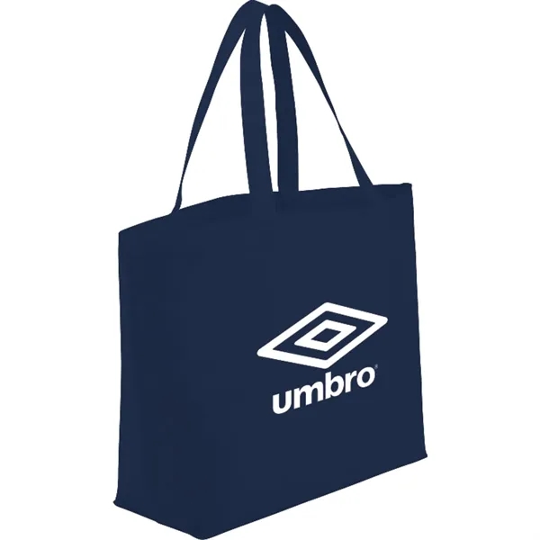 Non-woven shopping tote bag with 19" double handles.... from ASI 66887 PCNA / Bullet