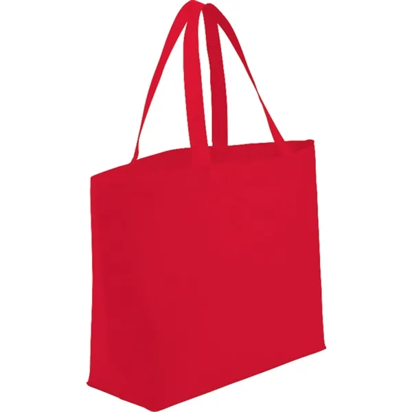 Non-woven shopping tote bag with 19" double handles.... from ASI 66887 PCNA / Bullet