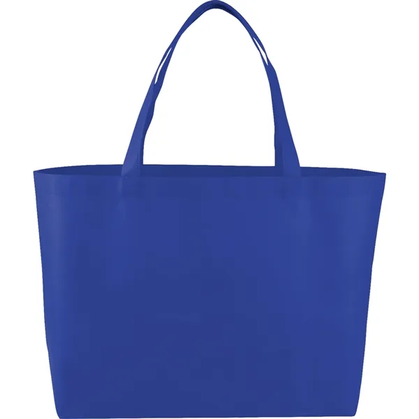 Non-woven shopping tote bag with 19" double handles.... from ASI 66887 PCNA / Bullet