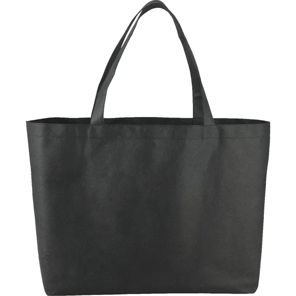 Non-woven shopping tote bag with 19" double handles.... from ASI 66887 PCNA / Bullet