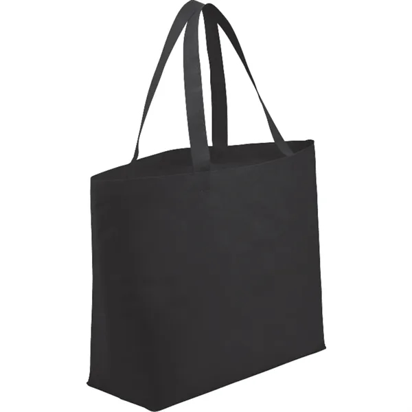 Non-woven shopping tote bag with 19" double handles.... from ASI 66887 PCNA / Bullet