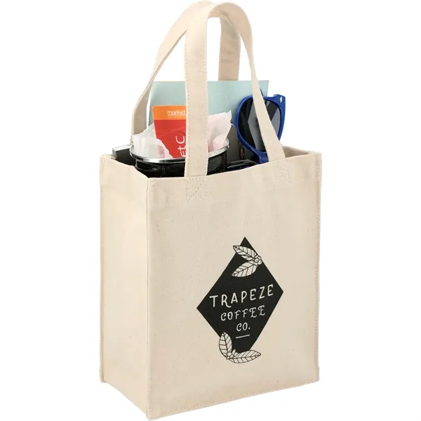 4" x 9.25" x 7.5" cotton gift tote with handles.... from ASI 66887 PCNA / Leeds