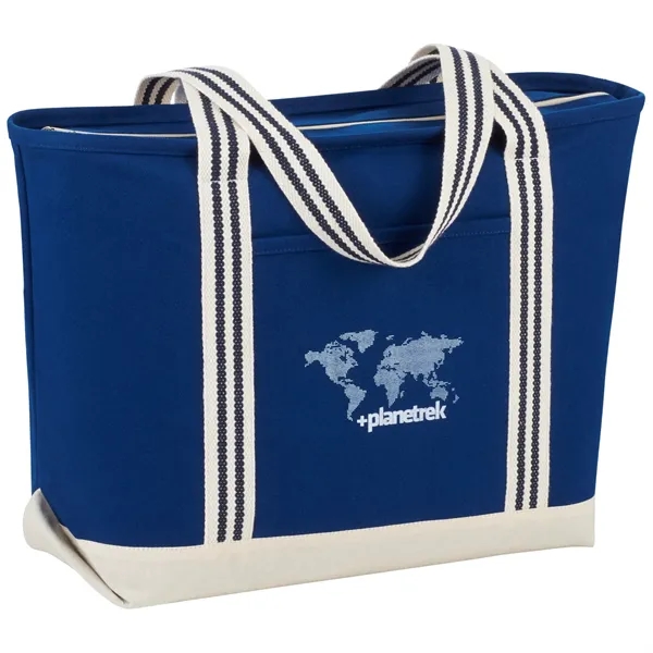 20 oz. cotton canvas boat tote with zipper closure.... from ASI 66887 PCNA / Leeds