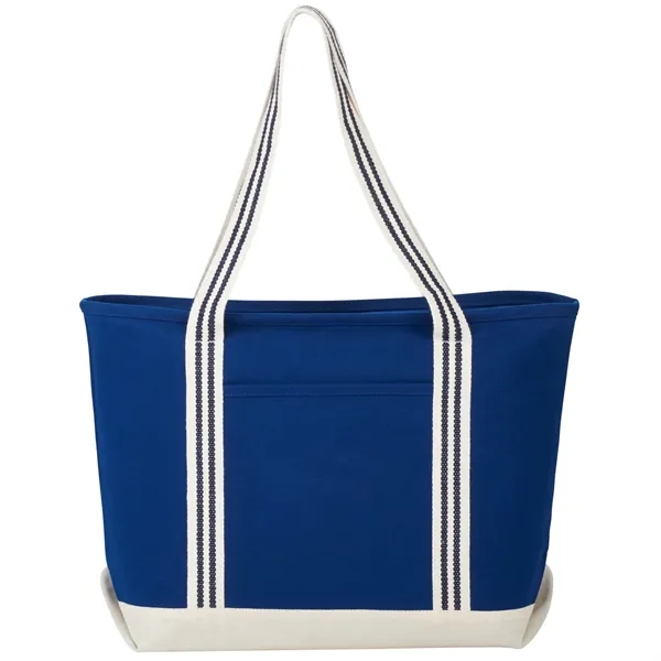 20 oz. cotton canvas boat tote with zipper closure.... from ASI 66887 PCNA / Leeds