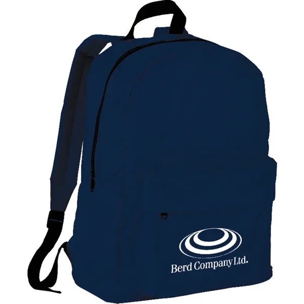 Backpack with a spacious zippered main compartment and a large gusseted... from ASI 66887 PCNA / Bullet