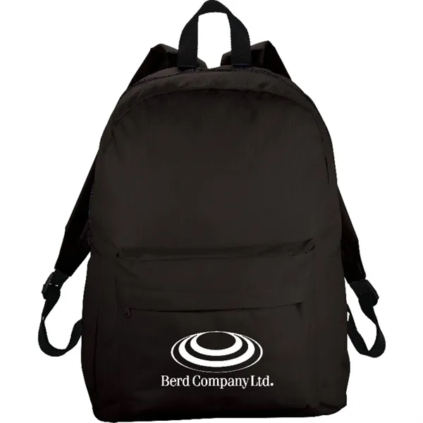 Backpack with a spacious zippered main compartment and a large gusseted... from ASI 66887 PCNA / Bullet