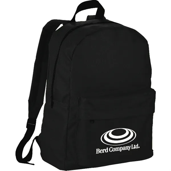 Backpack with a spacious zippered main compartment and a large gusseted... from ASI 66887 PCNA / Bullet