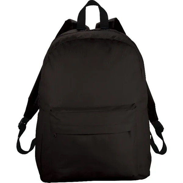 Backpack with a spacious zippered main compartment and a large gusseted... from ASI 66887 PCNA / Bullet
