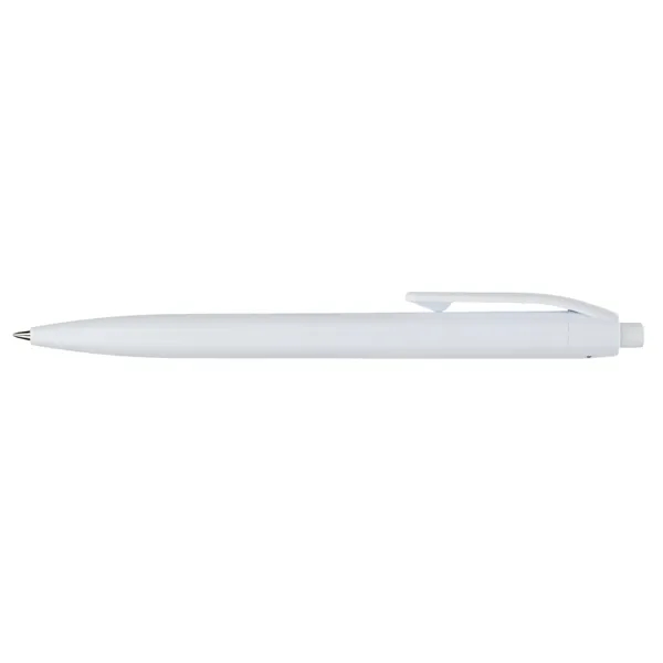 Plastic plunger action ballpoint pen with blue gel ink.... from ASI 66887 PCNA / Bullet