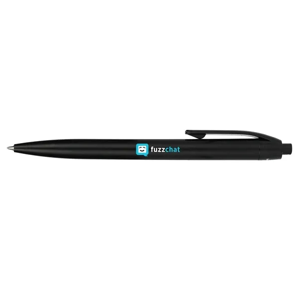 Plastic plunger action ballpoint pen with blue gel ink.... from ASI 66887 PCNA / Bullet