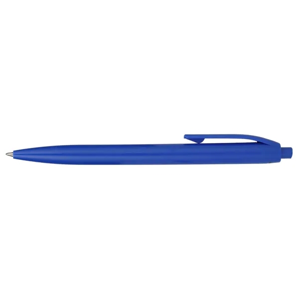 Plastic plunger action ballpoint pen with blue gel ink.... from ASI 66887 PCNA / Bullet