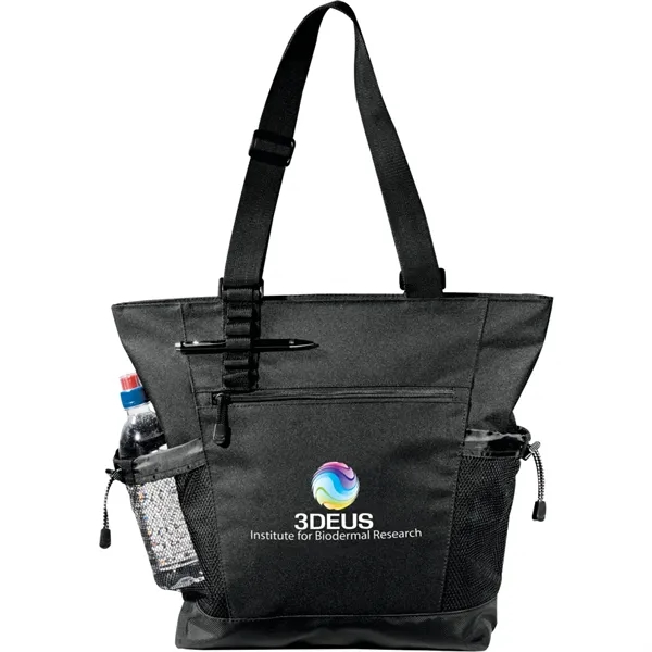 5" x 15" x 18" tote bag with zippered main compartment,... from ASI 66887 PCNA / Leeds