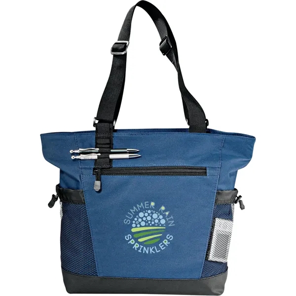 5" x 15" x 18" tote bag with zippered main compartment,... from ASI 66887 PCNA / Leeds