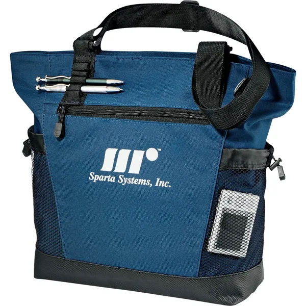 5" x 15" x 18" tote bag with zippered main compartment,... from ASI 66887 PCNA / Leeds