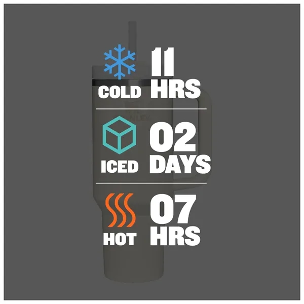 40 oz. vacuum insulated stainless steel tumbler with 3 position lid.... from ASI 66887 PCNA / Leeds