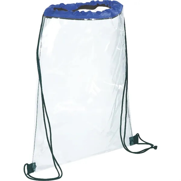 0.25" x 15.25" x 13.25" clear PVC drawstring bag.... from ASI 66887 PCNA / Bullet