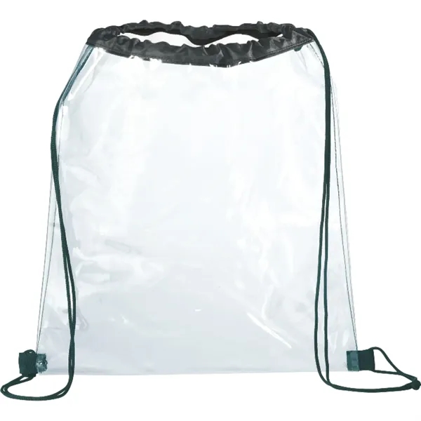 0.25" x 15.25" x 13.25" clear PVC drawstring bag.... from ASI 66887 PCNA / Bullet