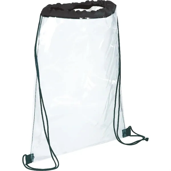 0.25" x 15.25" x 13.25" clear PVC drawstring bag.... from ASI 66887 PCNA / Bullet