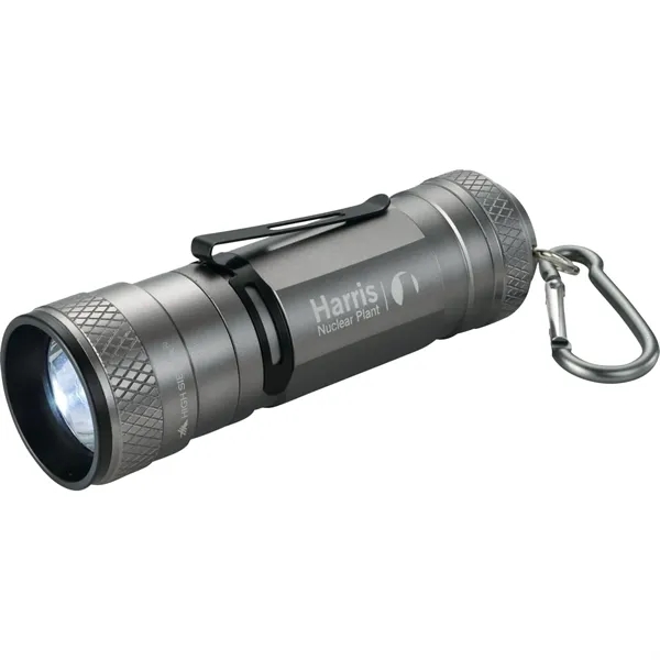 3-watt water-resistant flashlight with high, low and flashing SOS settings.... from ASI 66887 PCNA / Leeds