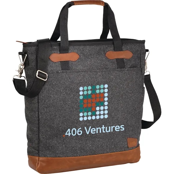 3.5" x 16.5" x 14.5" wool tote bag with room for... from ASI 66887 PCNA / Leeds