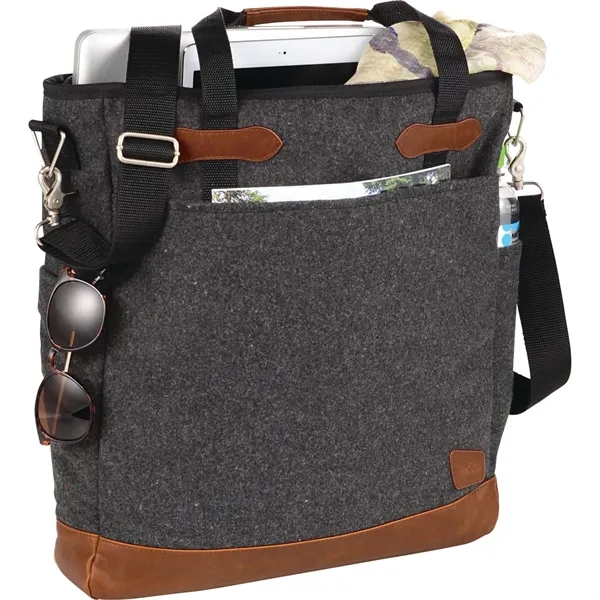 3.5" x 16.5" x 14.5" wool tote bag with room for... from ASI 66887 PCNA / Leeds