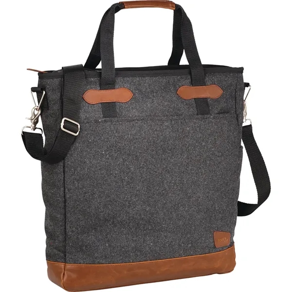 3.5" x 16.5" x 14.5" wool tote bag with room for... from ASI 66887 PCNA / Leeds