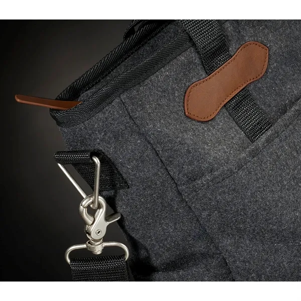 3.5" x 16.5" x 14.5" wool tote bag with room for... from ASI 66887 PCNA / Leeds