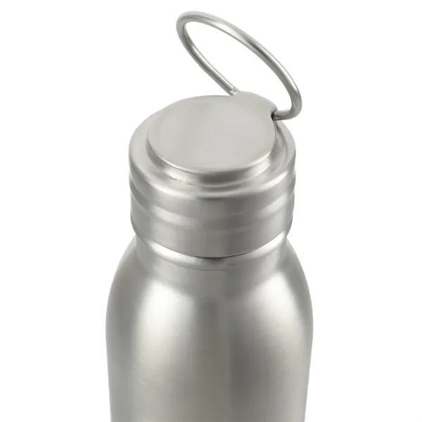 24 oz. single-wall stainless steel bottle with screw-on lid.... from ASI 66887 PCNA / Bullet