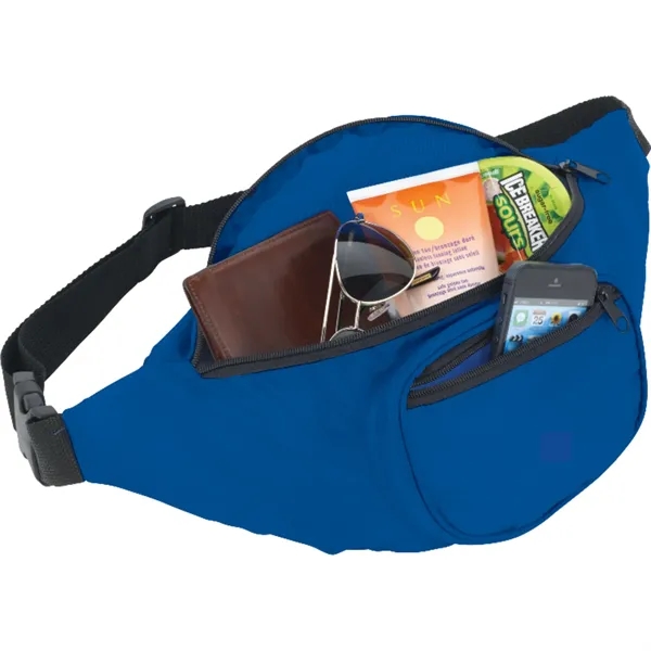 Deluxe fanny pack with multiple pockets and a 47" adjustable waist... from ASI 66887 PCNA / Bullet