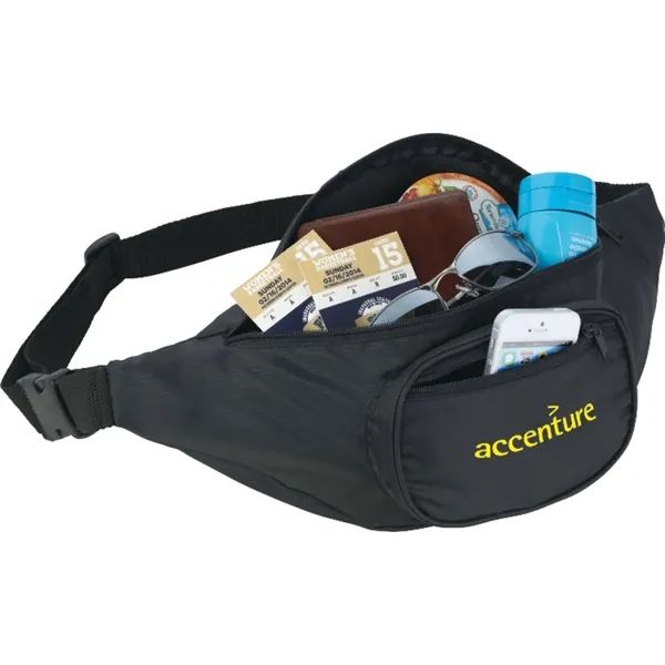 Deluxe fanny pack with multiple pockets and a 47" adjustable waist... from ASI 66887 PCNA / Bullet