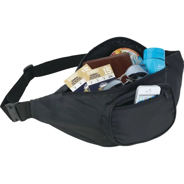 Deluxe fanny pack with multiple pockets and a 47" adjustable waist... from ASI 66887 PCNA / Bullet