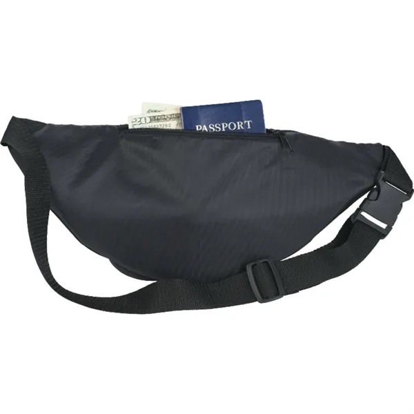 Deluxe fanny pack with multiple pockets and a 47" adjustable waist... from ASI 66887 PCNA / Bullet