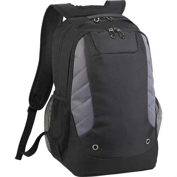 15" computer backpack with zippered main compartment and padded/adjustable shoulder straps.... from ASI 66887 PCNA / Leeds