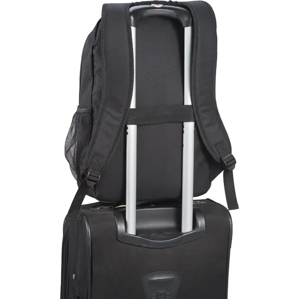 15" computer backpack with zippered main compartment and padded/adjustable shoulder straps.... from ASI 66887 PCNA / Leeds