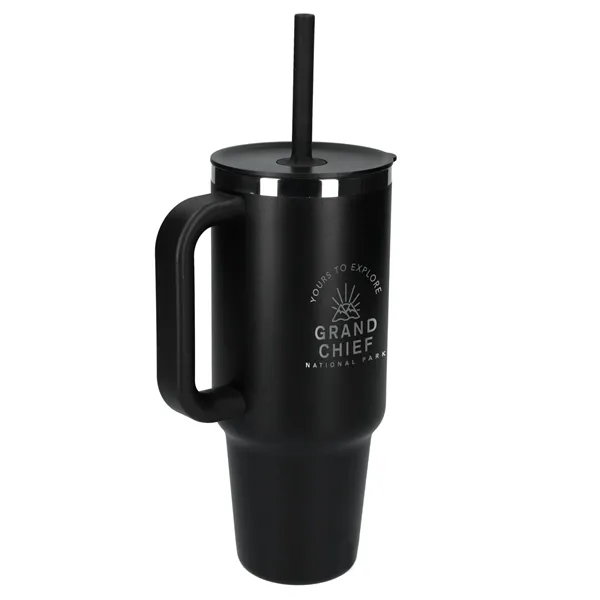 40 oz. double wall insulated stainless steel tumbler with lid and... from ASI 66887 PCNA / Leeds