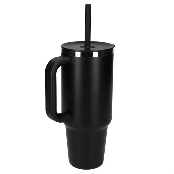 40 oz. double wall insulated stainless steel tumbler with lid and... from ASI 66887 PCNA / Leeds